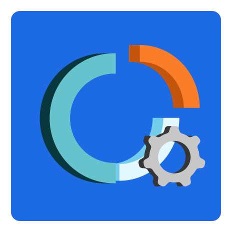 A allocation chart with a gear next to it.