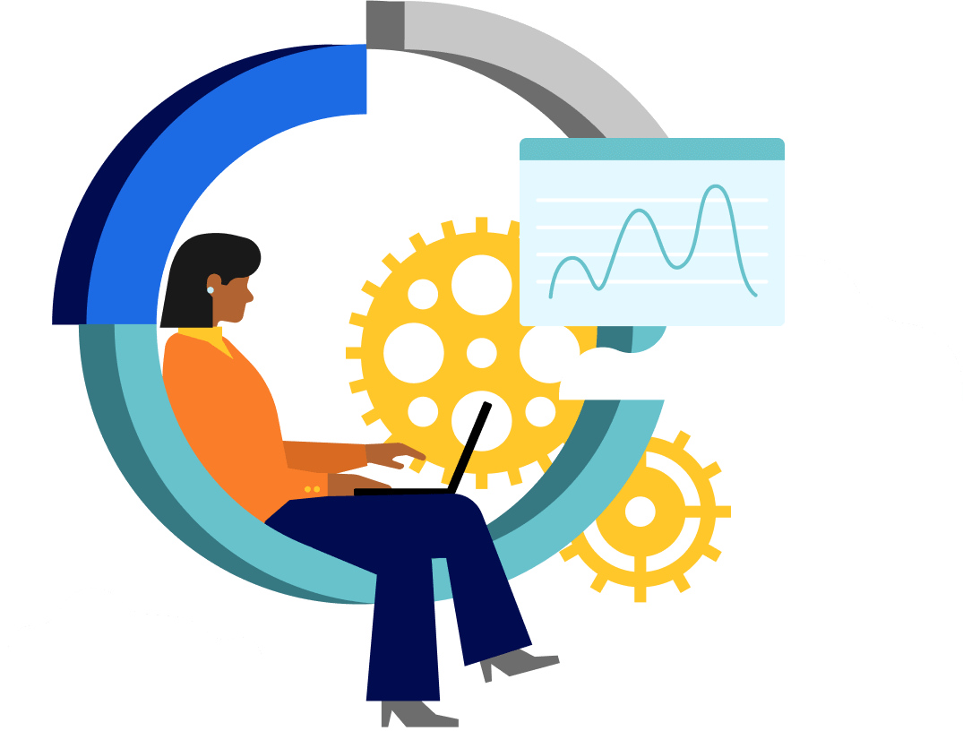 person-leptop-donut-chart-gears