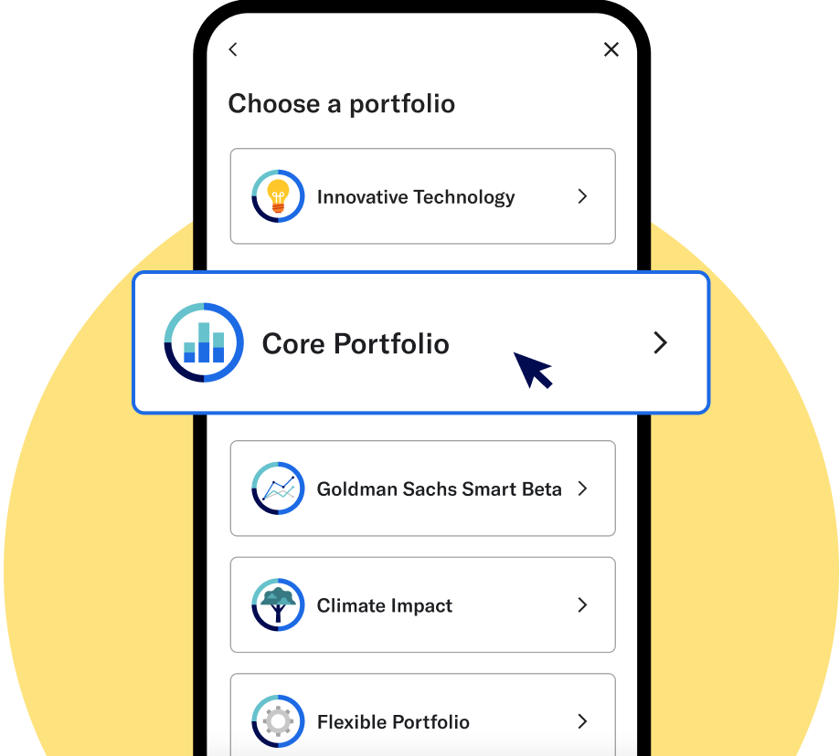 A photo displaying our multiple portfolios options such as core, innovative, and Climate impact